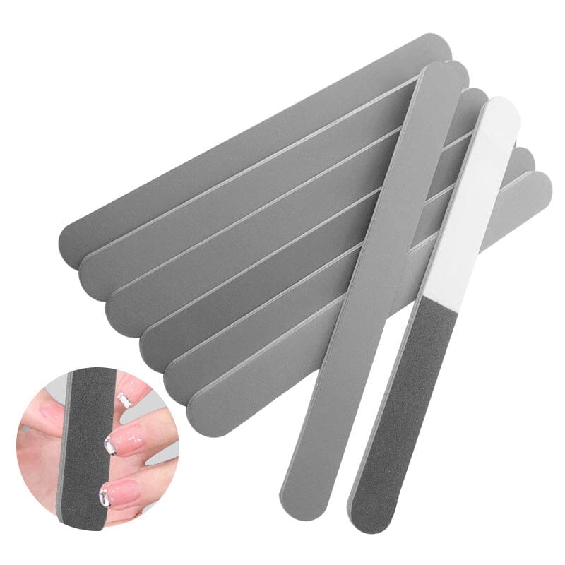 3-sided Nail File Buffer Black White Grey - Image 6