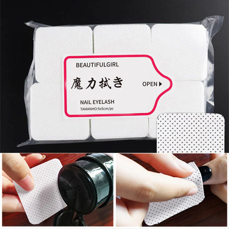 300pcs White Lint Free Nail Wipes - Image 10