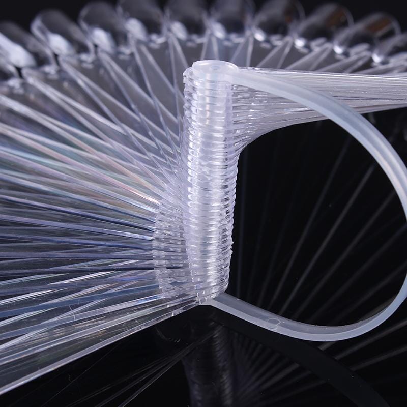 32Pcs Transparent Fan Display Nail Tips - Image 4