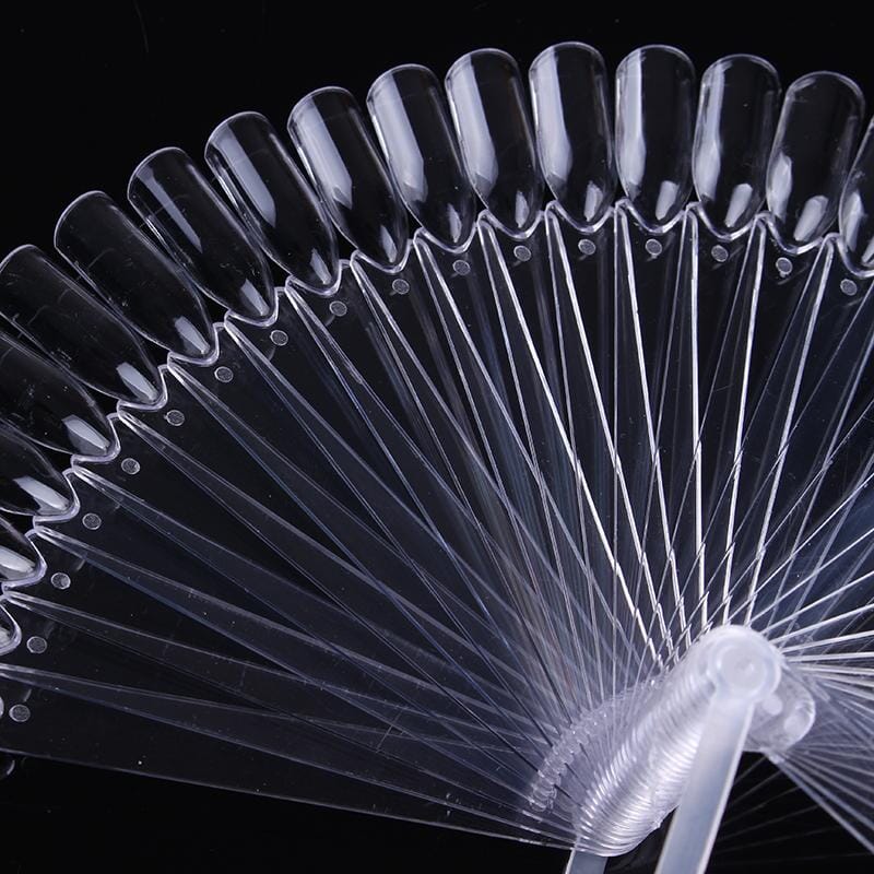 32Pcs Transparent Fan Display Nail Tips - Image 5