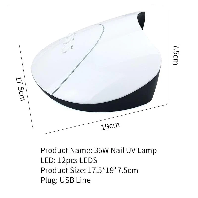 36W Nail Dryer UV Lamp - Image 6