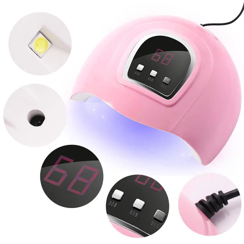 36W Pink UV LED Nail Lamp - Image 6