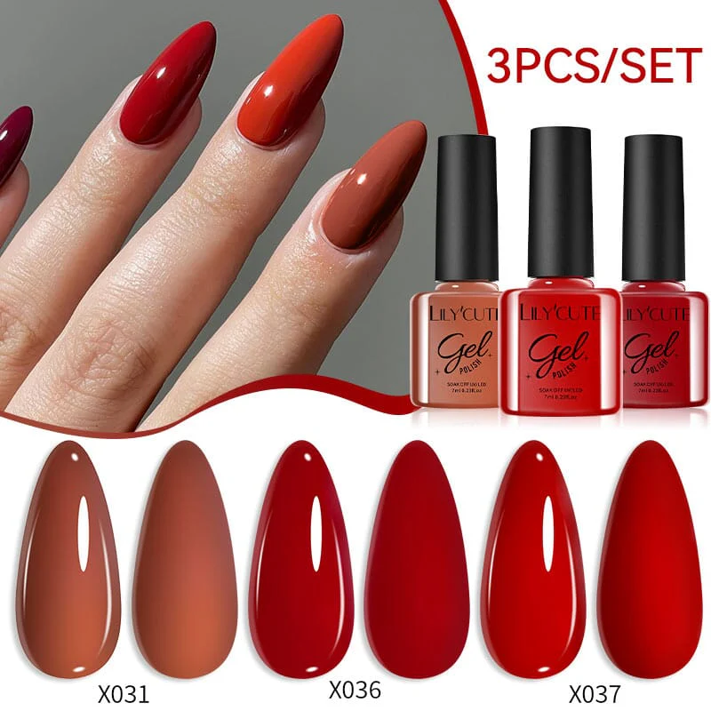 3pcs 7ml Color Gel Polish Set - Image 10