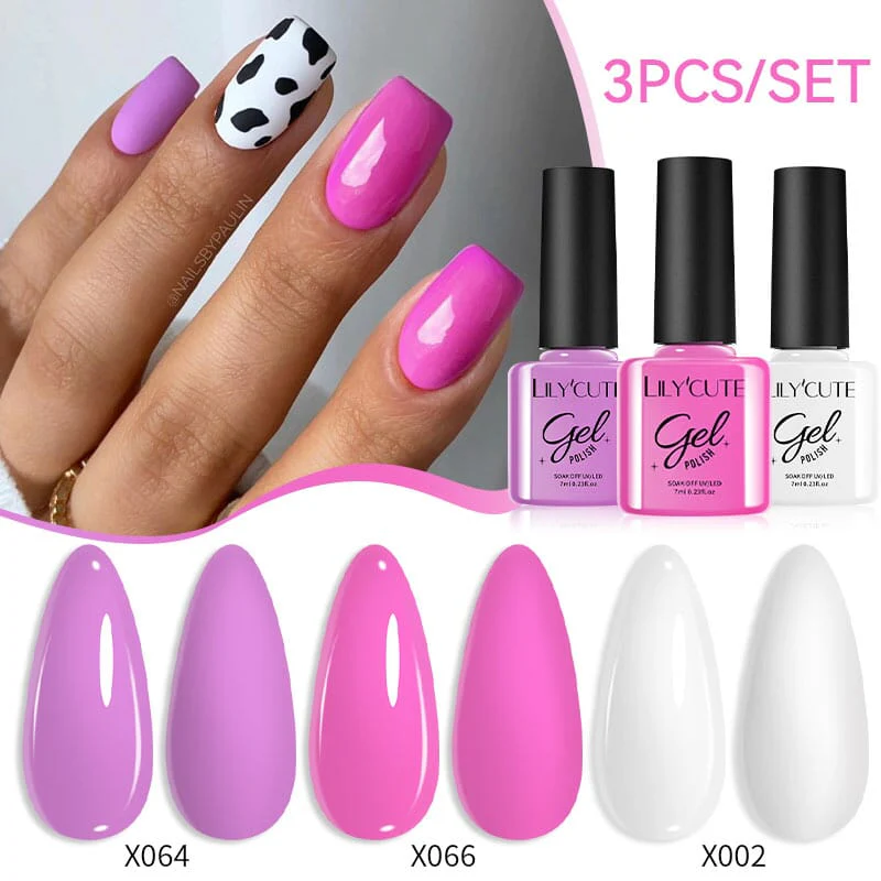 3pcs 7ml Color Gel Polish Set - Image 17