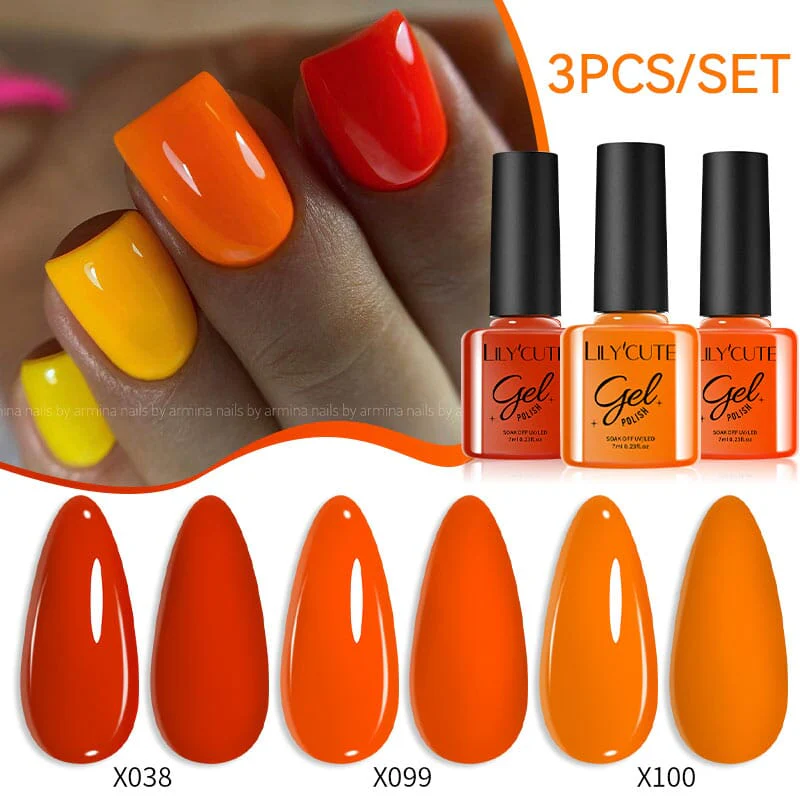 3pcs 7ml Color Gel Polish Set - Image 18