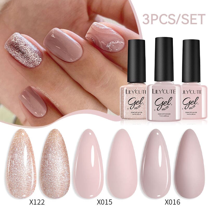 3pcs 7ml Color Gel Polish Set - Image 22