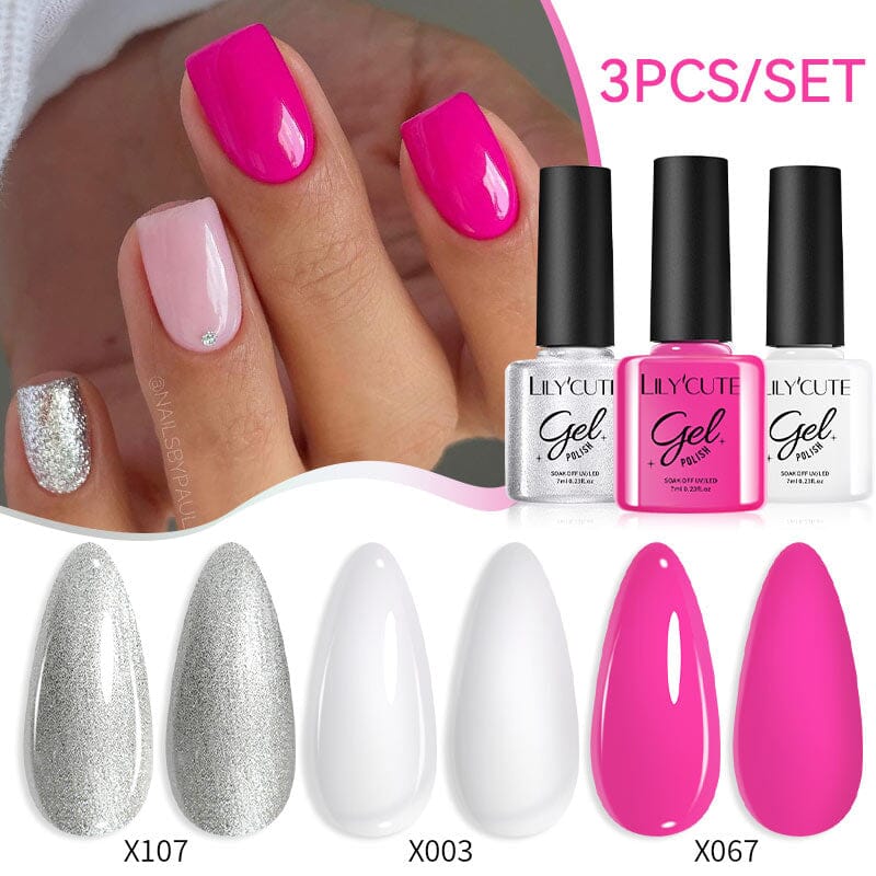3pcs 7ml Color Gel Polish Set - Image 23