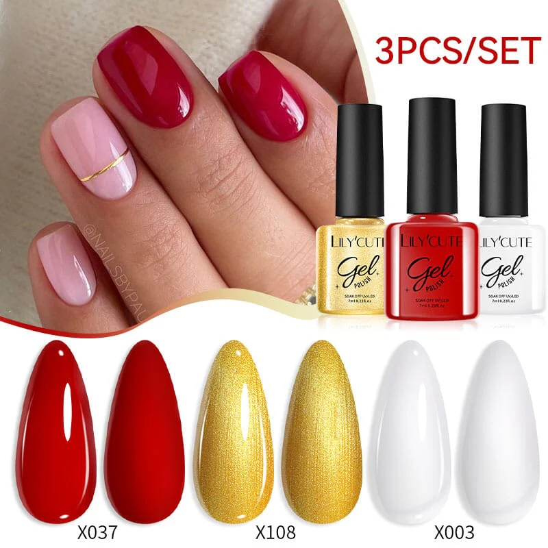3pcs 7ml Color Gel Polish Set - Image 25