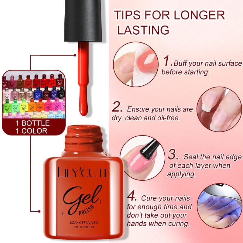 3pcs 7ml Color Gel Polish Set - Image 30