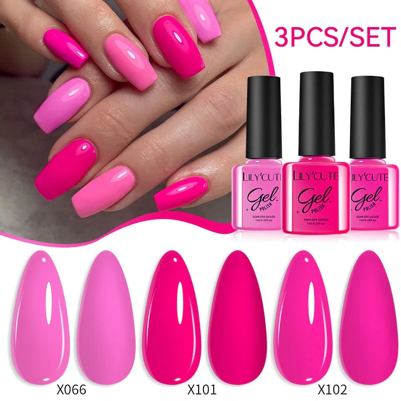 3pcs 7ml Color Gel Polish Set - Image 35