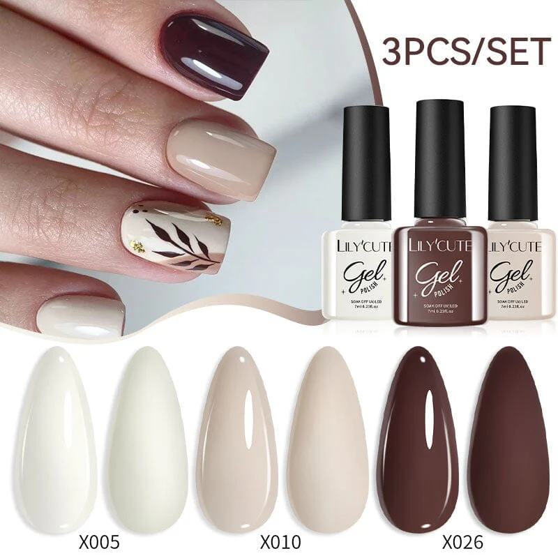3pcs 7ml Color Gel Polish Set - Image 37