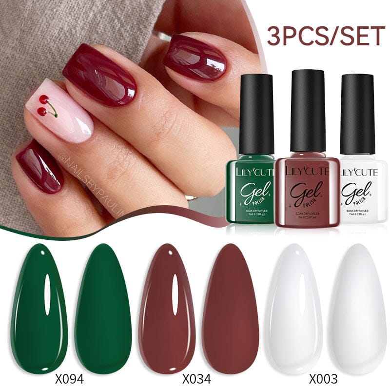 3pcs 7ml Color Gel Polish Set - Image 38