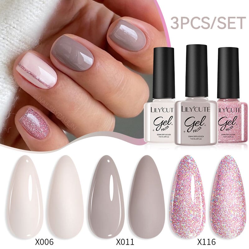 3pcs 7ml Color Gel Polish Set - Image 40