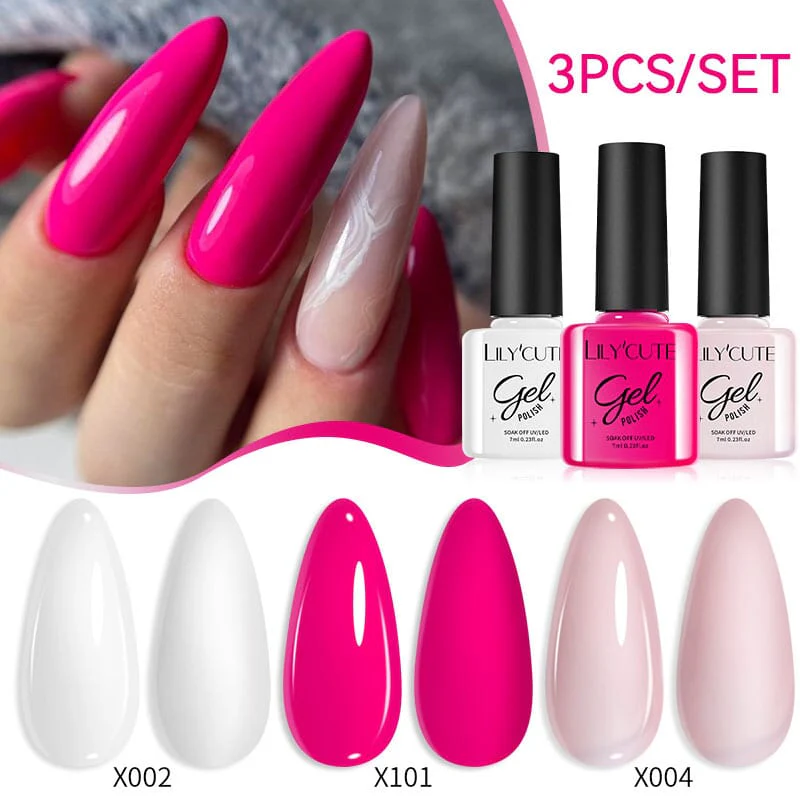 3pcs 7ml Color Gel Polish Set - Image 41