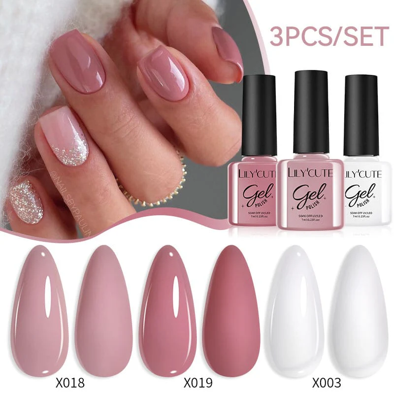 3pcs 7ml Color Gel Polish Set - Image 45