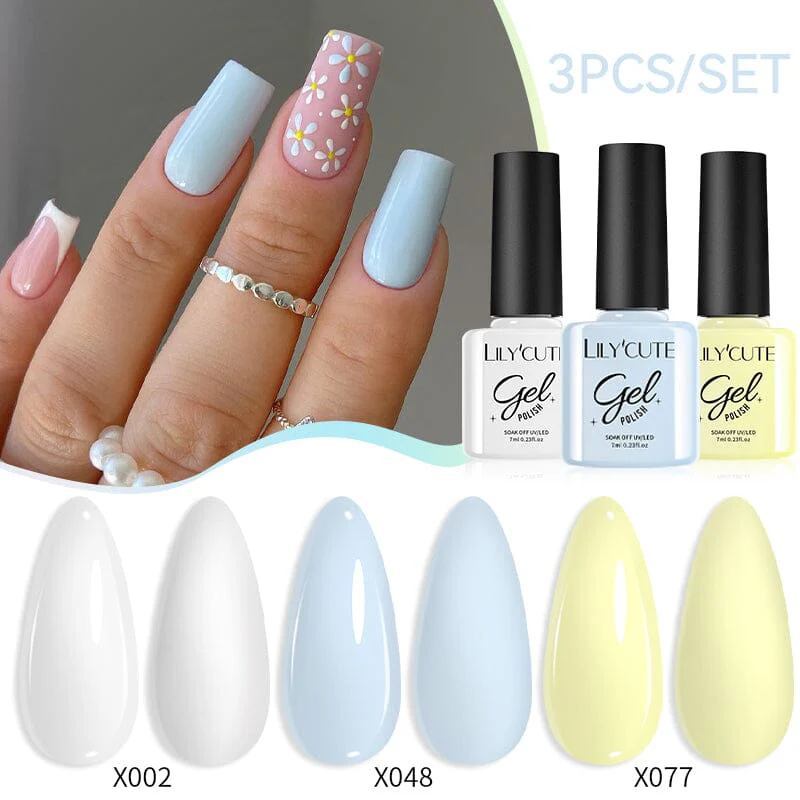 3pcs 7ml Color Gel Polish Set - Image 50