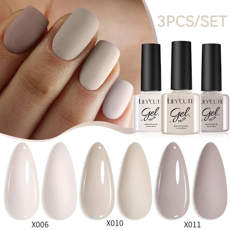 3pcs 7ml Color Gel Polish Set - Image 6