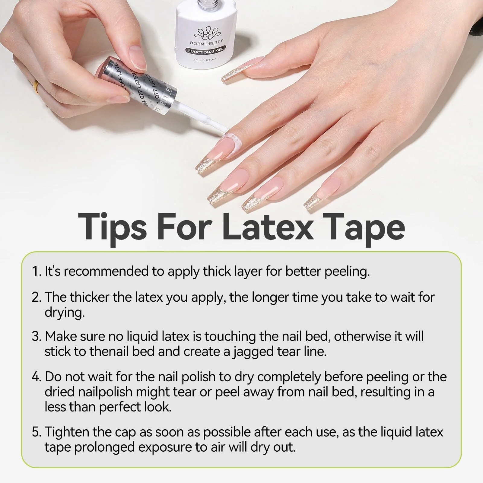 Latex Tape Peel Off 15ml - Image 10
