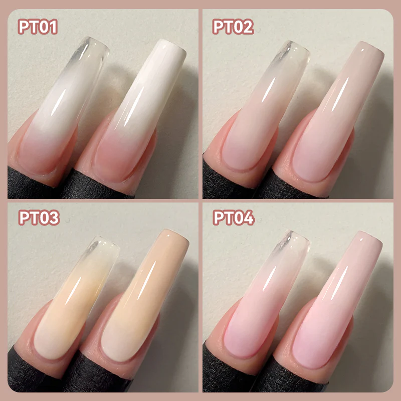 4 Colors 4 in 1 Pat Painting Gel Peach Tulle - Image 5