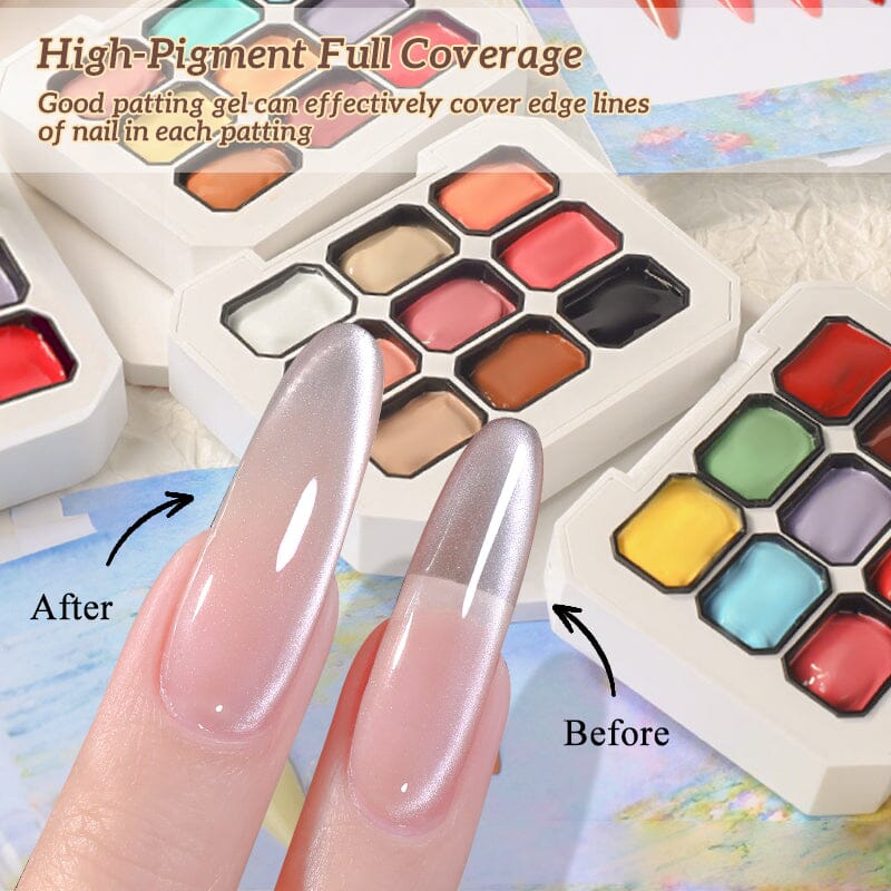 9 Colors Pat Painting Gel #01 - Image 4