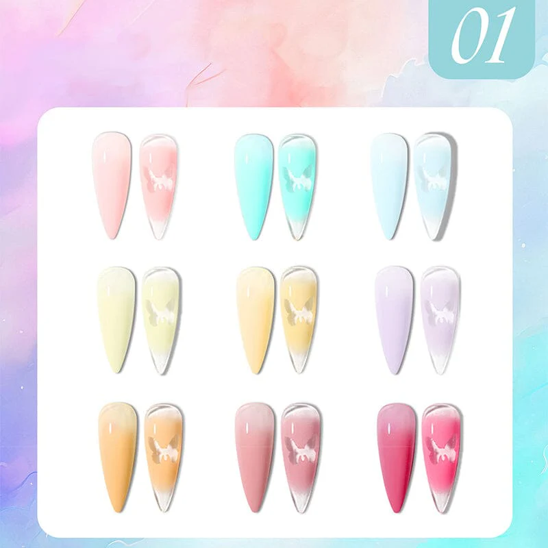 9 Colors Pat Painting Gel #01 - Image 2