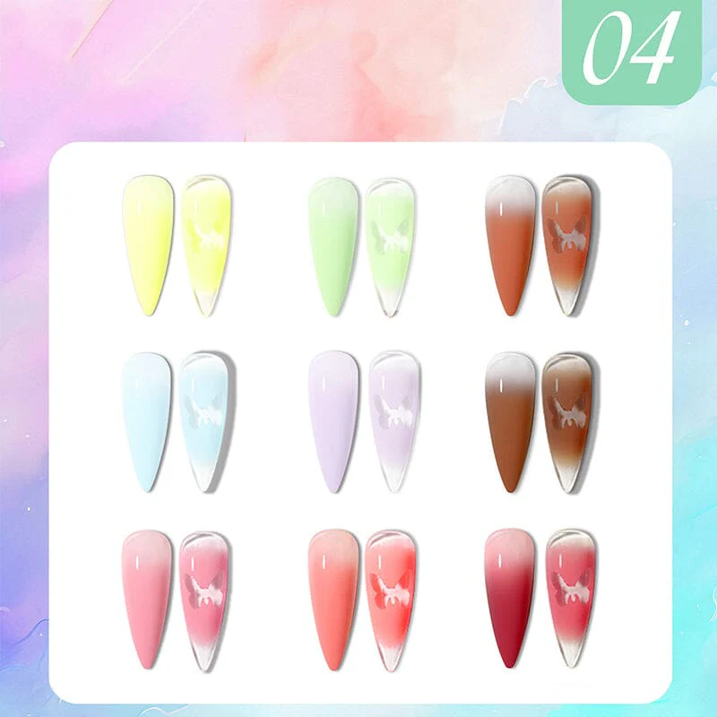 9 Colors Pat Painting Gel #04 - Image 3