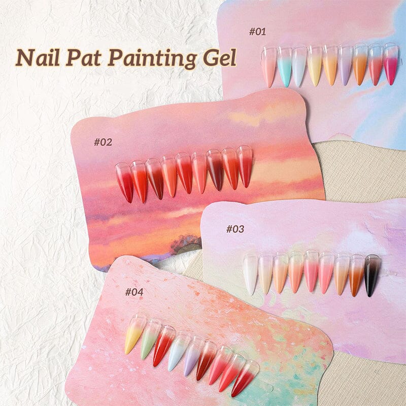 9 Colors Pat Painting Gel #01 - Image 6