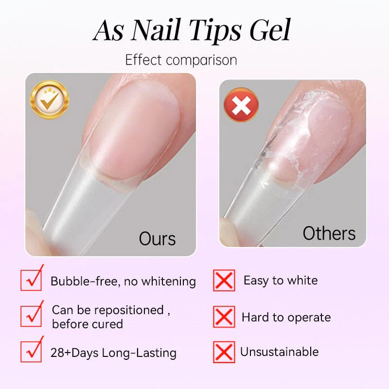 4 in 1 Nail Tip Gel 15ml - Image 6