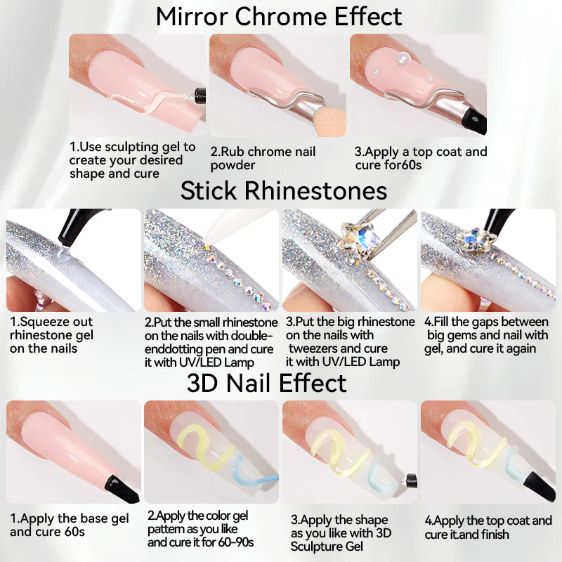 4 In 1 Rhinestone Glue 15ml - Image 7