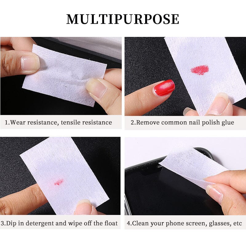 450pcs Nail Cleaning Cotton Pads - Image 4