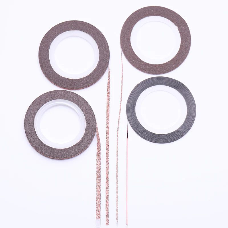 4pcs Rose Gold Nail Striping Tape Lines Set - Image 6