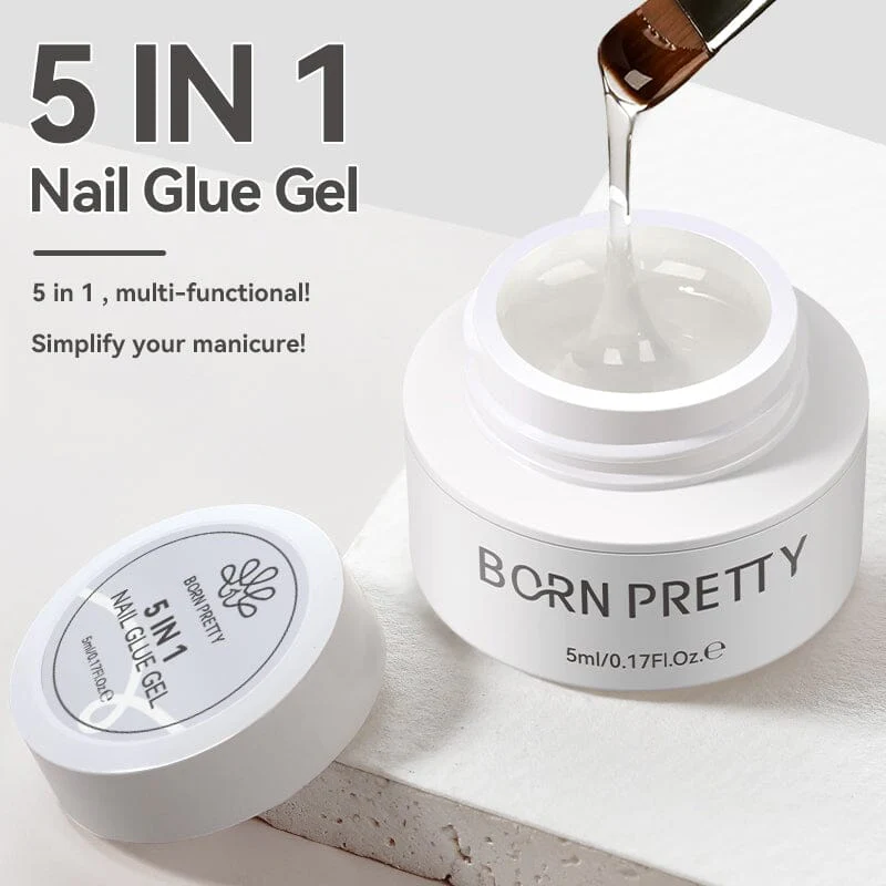 5 in 1 Nail Glue Gel 5ml - Image 4