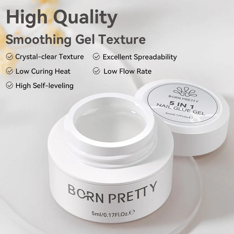 5 in 1 Nail Glue Gel 5ml - Image 6