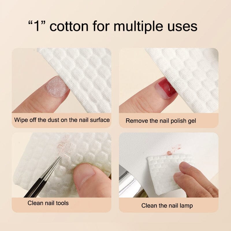500pcs Nail Cleaning Cotton Pads - Image 7