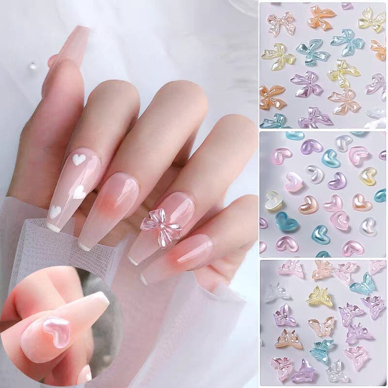 50pcs Resin 3D Nail Decoration #03 Random Mixed Color - Image 2