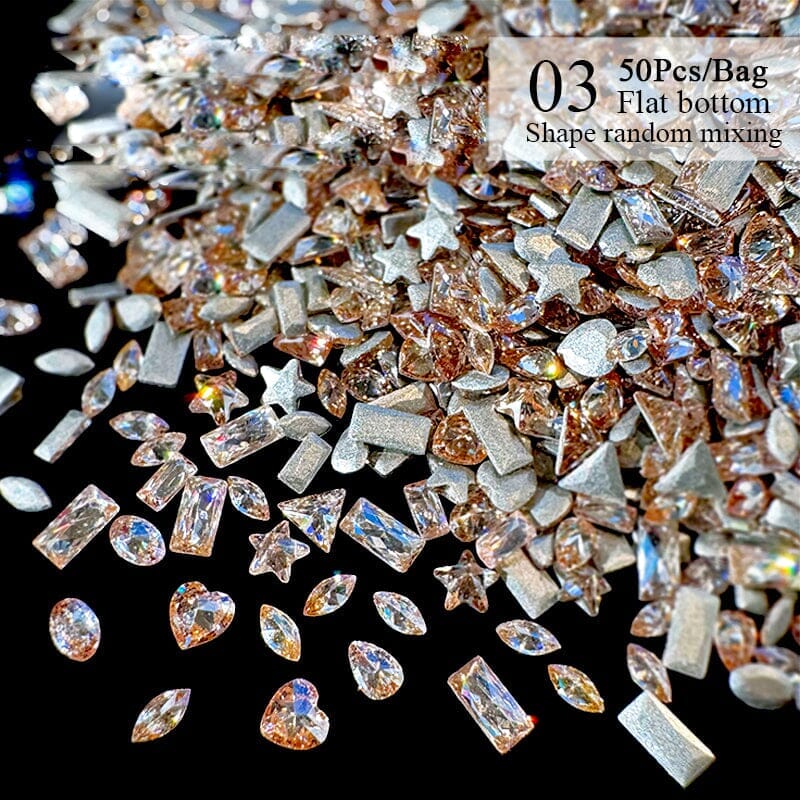 50pcs Zircon Nail Decoration - Image 17