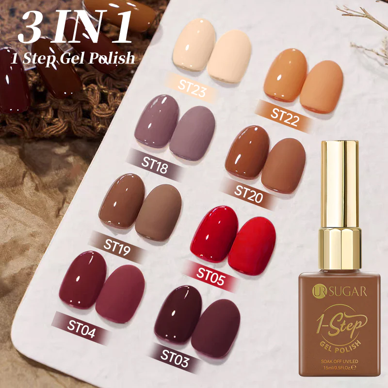 53 Colors 1 Step Gel Polish 15ml - Image 30