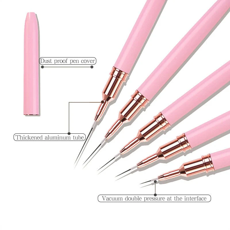 5pcs Liner Nail Brush Set - Image 9