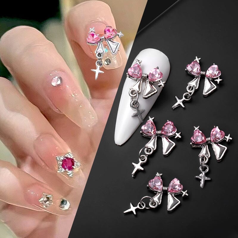 5pcs Rhinestones Metal Nail Decorations - Image 10