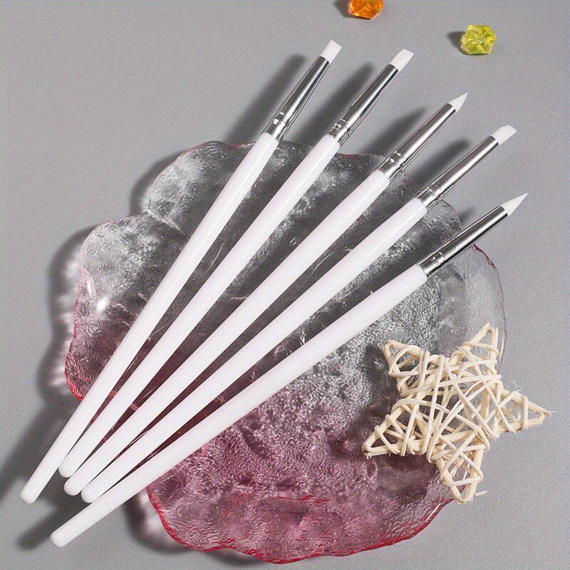 5pcs Silicon Pressing Pen Set - Image 9