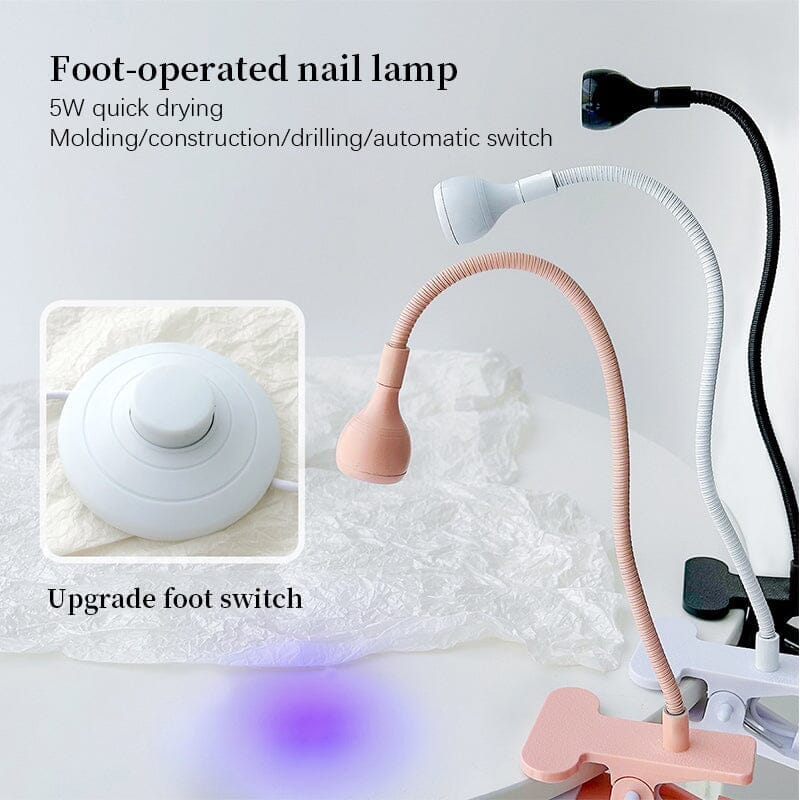 5W Black Foot Switch UV Nail Lamp - Image 11