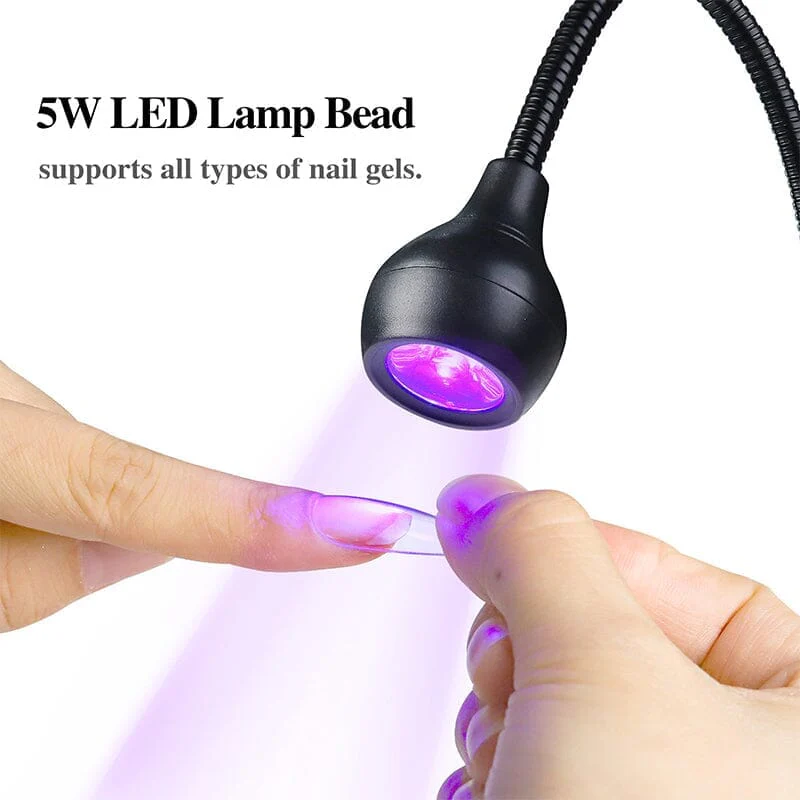 5W Black Foot Switch UV Nail Lamp - Image 3