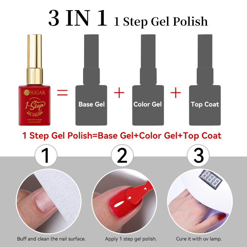 1 Step Gel Polish ST01 15ml - Image 14