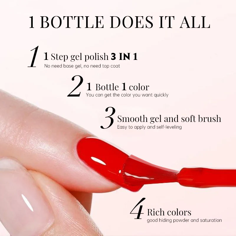 1 Step Gel Polish ST01 15ml - Image 12