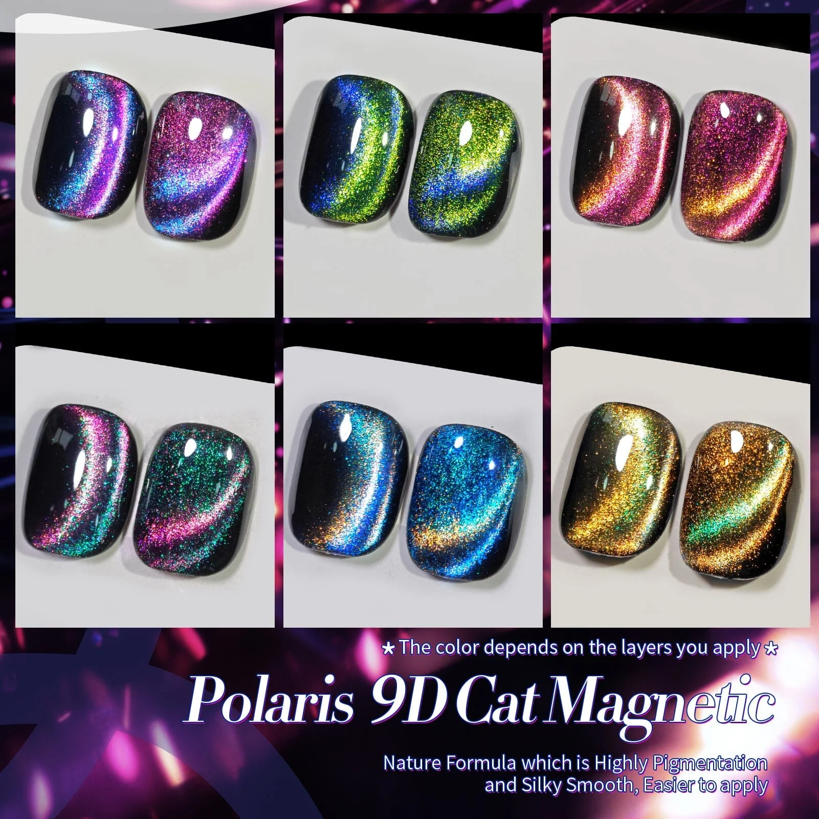 6 Colors 9D Cat Magnetic Gel M05 Polaris 7ml - Image 6