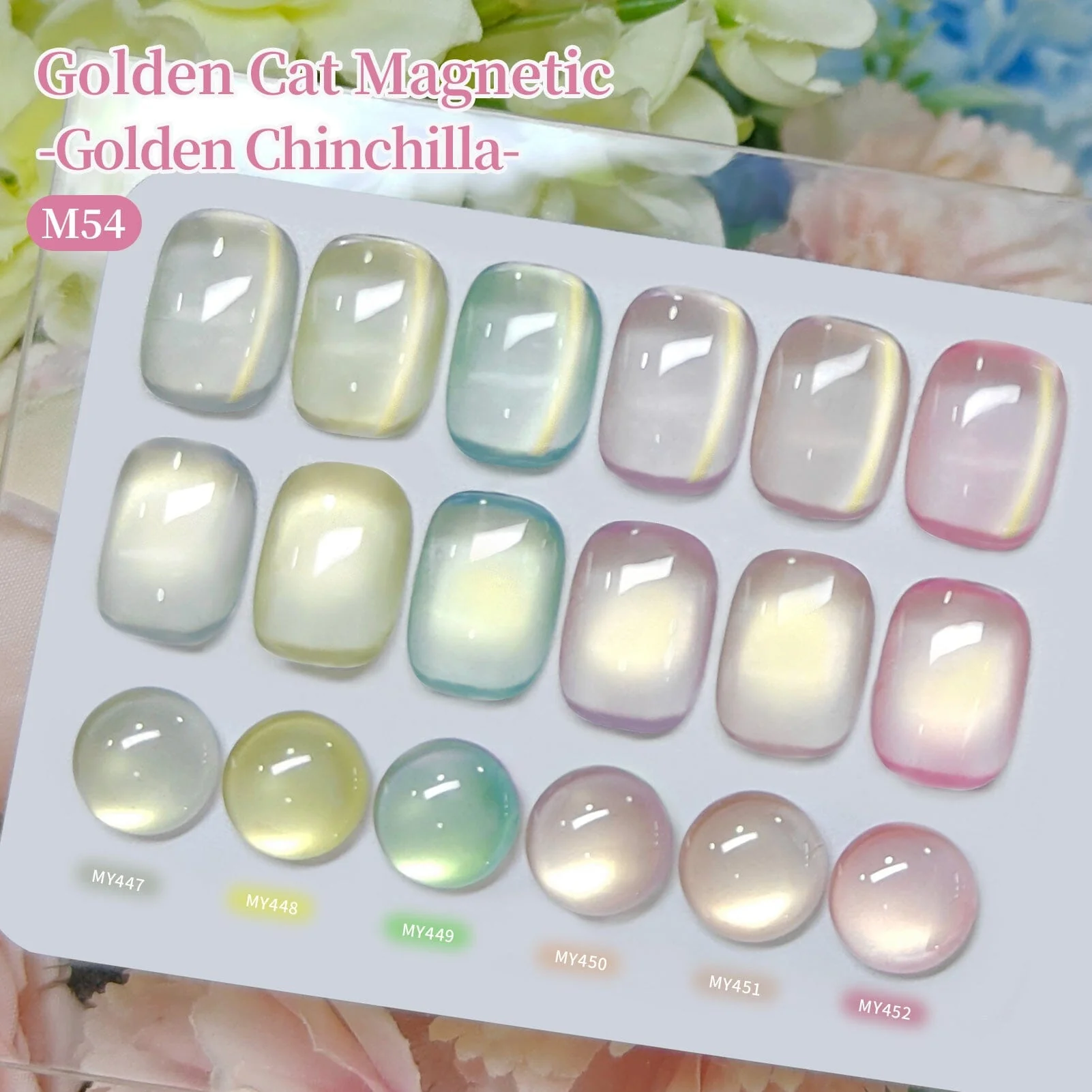 6 Colors Cat Magnetic Gel M54 Golden Chinchilla 7ml - Image 4