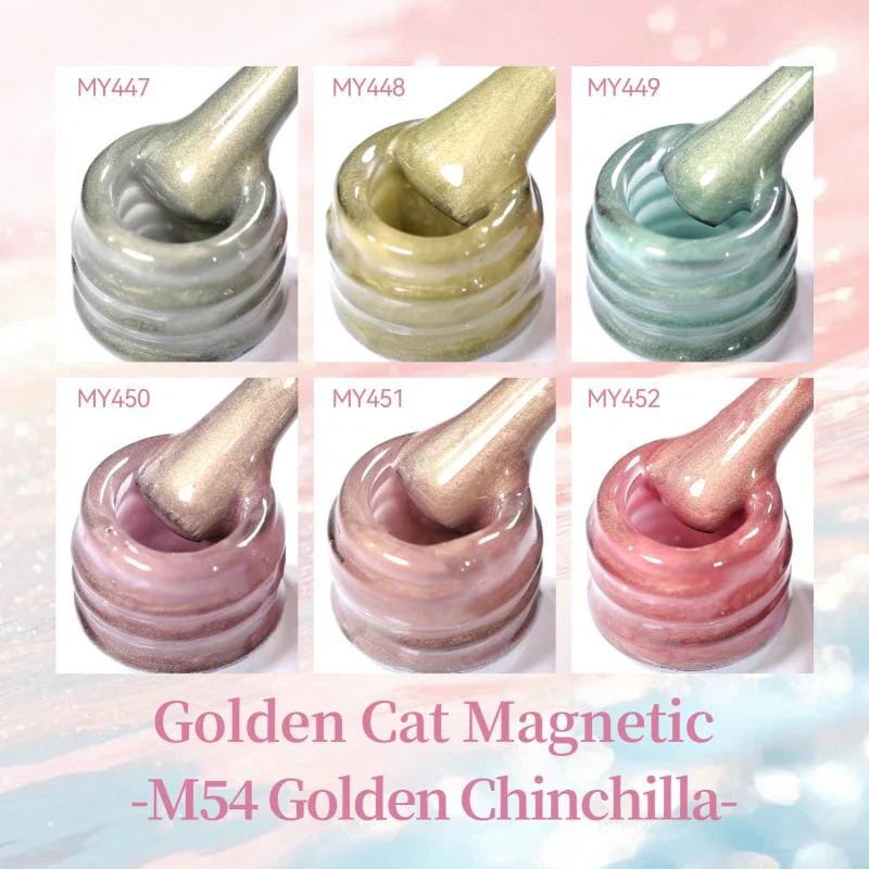 6 Colors Cat Magnetic Gel M54 Golden Chinchilla 7ml - Image 6