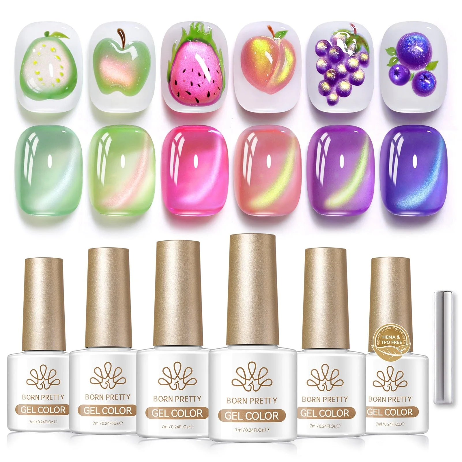 6 Colors Cat Magnetic Gel Polish Set 7ml - Image 18