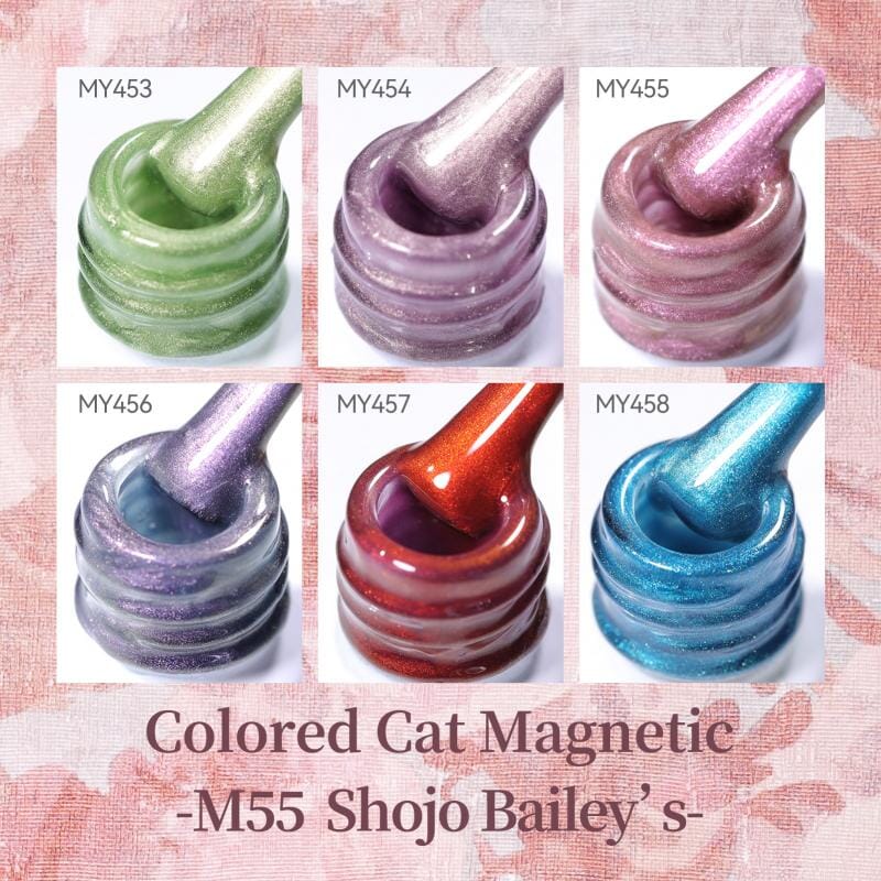 6 Colors Colored Cat Magnetic Gel M55 Shojo Bailey’s 7ml - Image 6