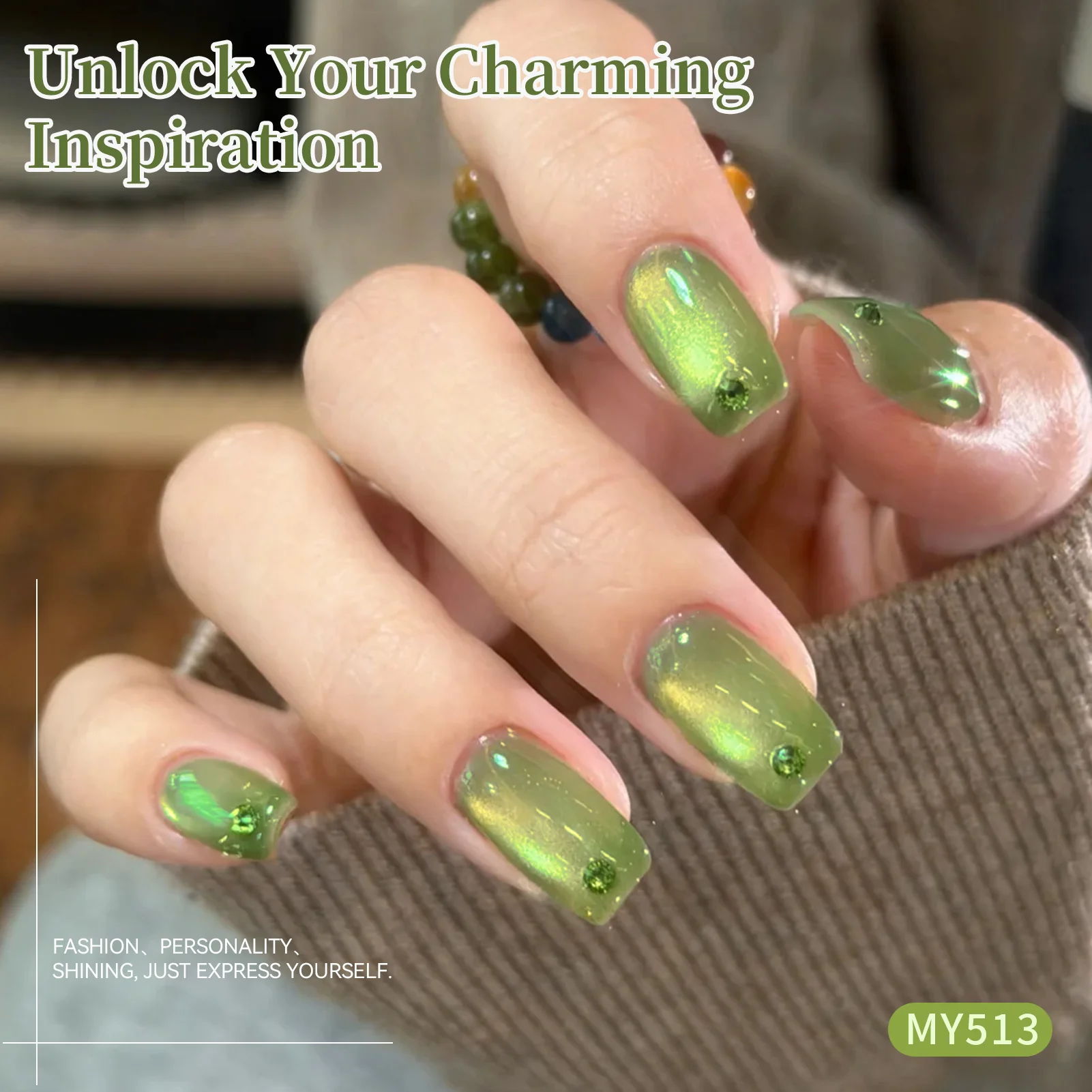 6 Colors Colored Cat Magnetic Gel M63 Aletau 7ml - Image 3